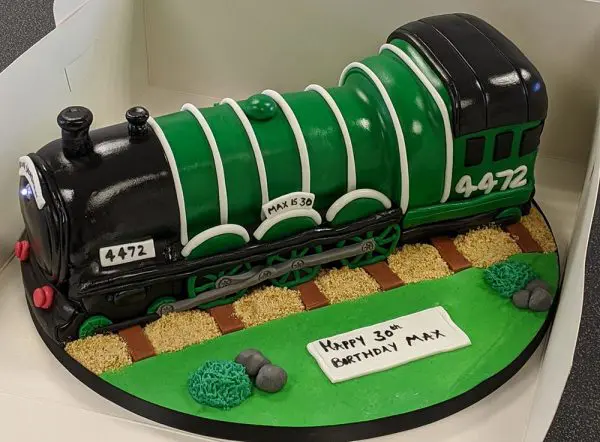 Handmade Train Cake Delivery in Sussex | Harry Batten