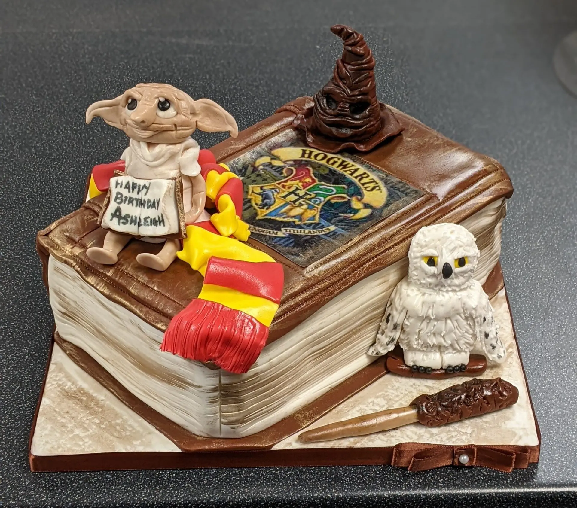 Harry Potter Cake - 2 Tier Slytherin Cake | Help Me Bake-hdcinema.vn