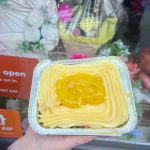 lemon sponge and curd smash tray